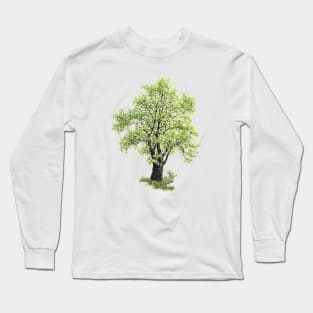 April birthday elm tree Long Sleeve T-Shirt